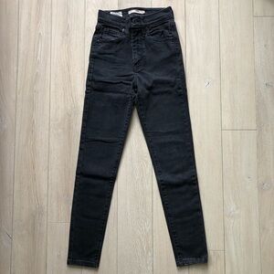 Levi’s Mile High Super Skinny Black Jeans Women’s Size 24